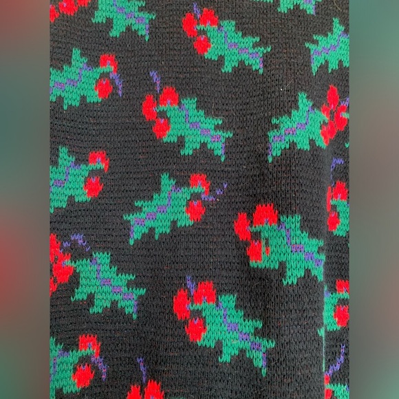 Vintage Christmas holiday sweater vest dominic and marie made in the usa - Picture 6 of 7